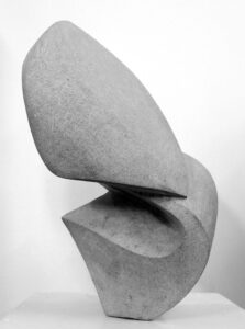 Abstrakte Form, Kopf mit Hut