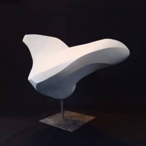 Sandstein Skulptur in Form eines Vogels